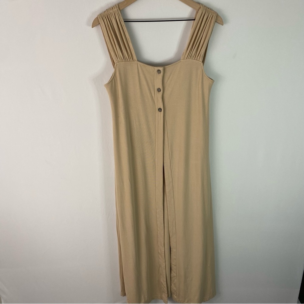NAP Pyjama Dress High Slit Size Small in Cream